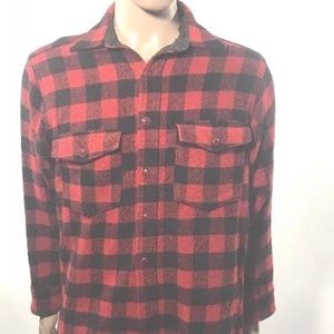 Vintage 40s 50s Woolrich Button Down Shirt